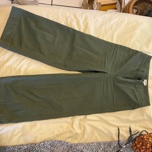 Madewell Emmet wide-leg crop pants 🍃